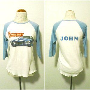 Vintage '70s Camaro Iron On Baseball Ringer Tee